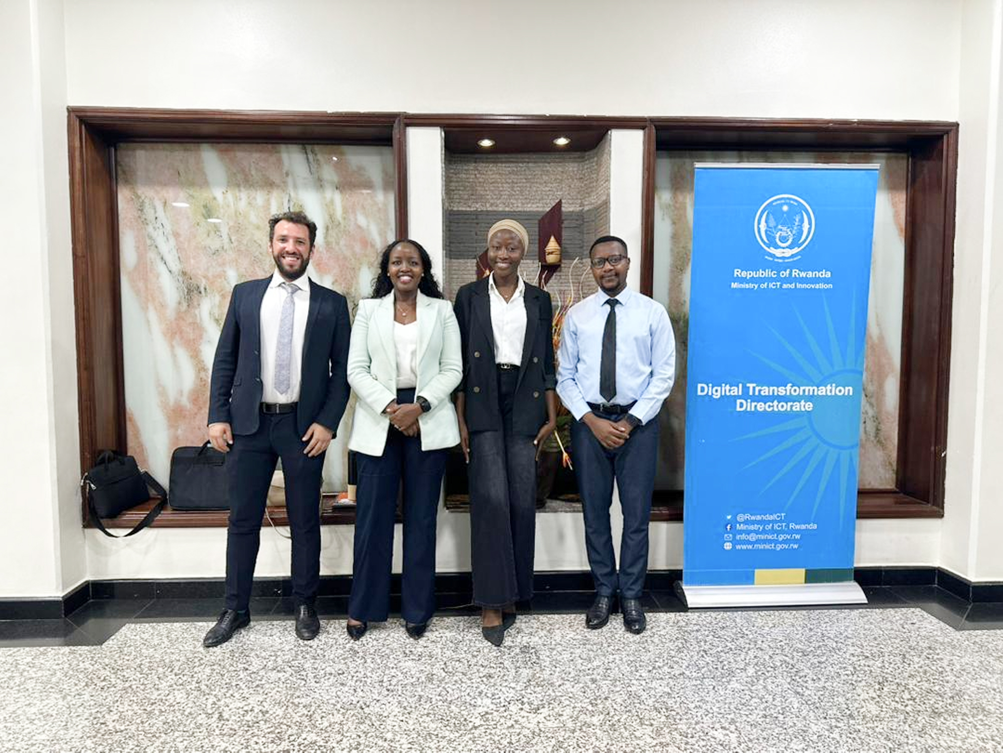 With Hon. Paula Ingabire, Rwanda Minister of ICT