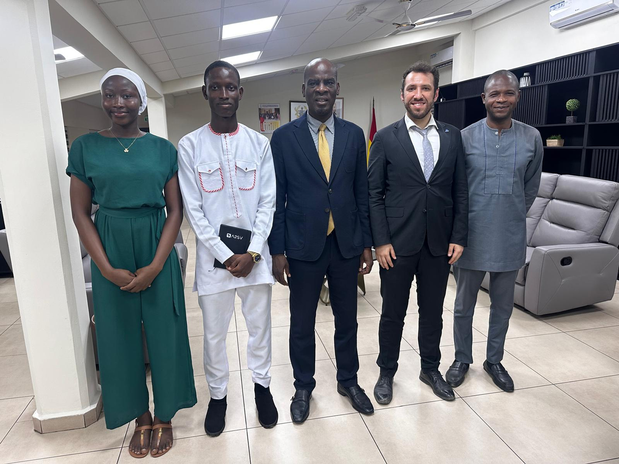 With Hon. Haruna Iddrisu, Ghana Minister of Education