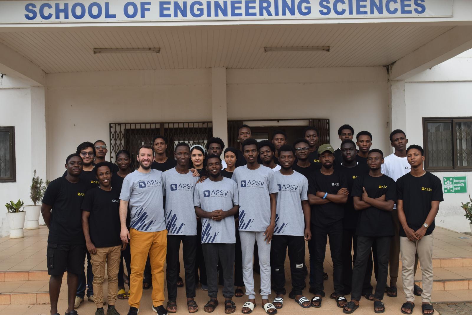 University of Ghana Legon with A2SV students