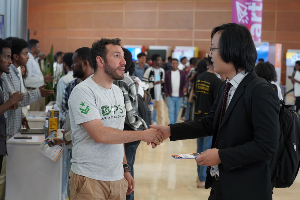 With KOICA manager in Ethiopia