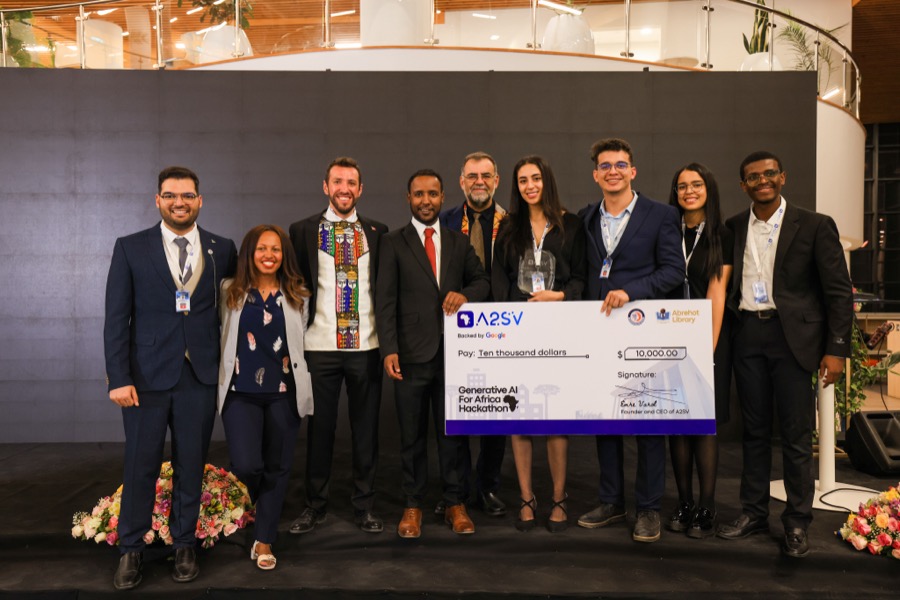 A2SV Hackathon 2023 Winner Team Award Ceremony